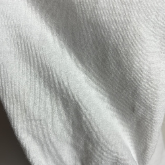 SDS Saturday Down South L/S Graphic T-Shirt Mens Medium White Orange Logo Stains - Picture 12 of 12